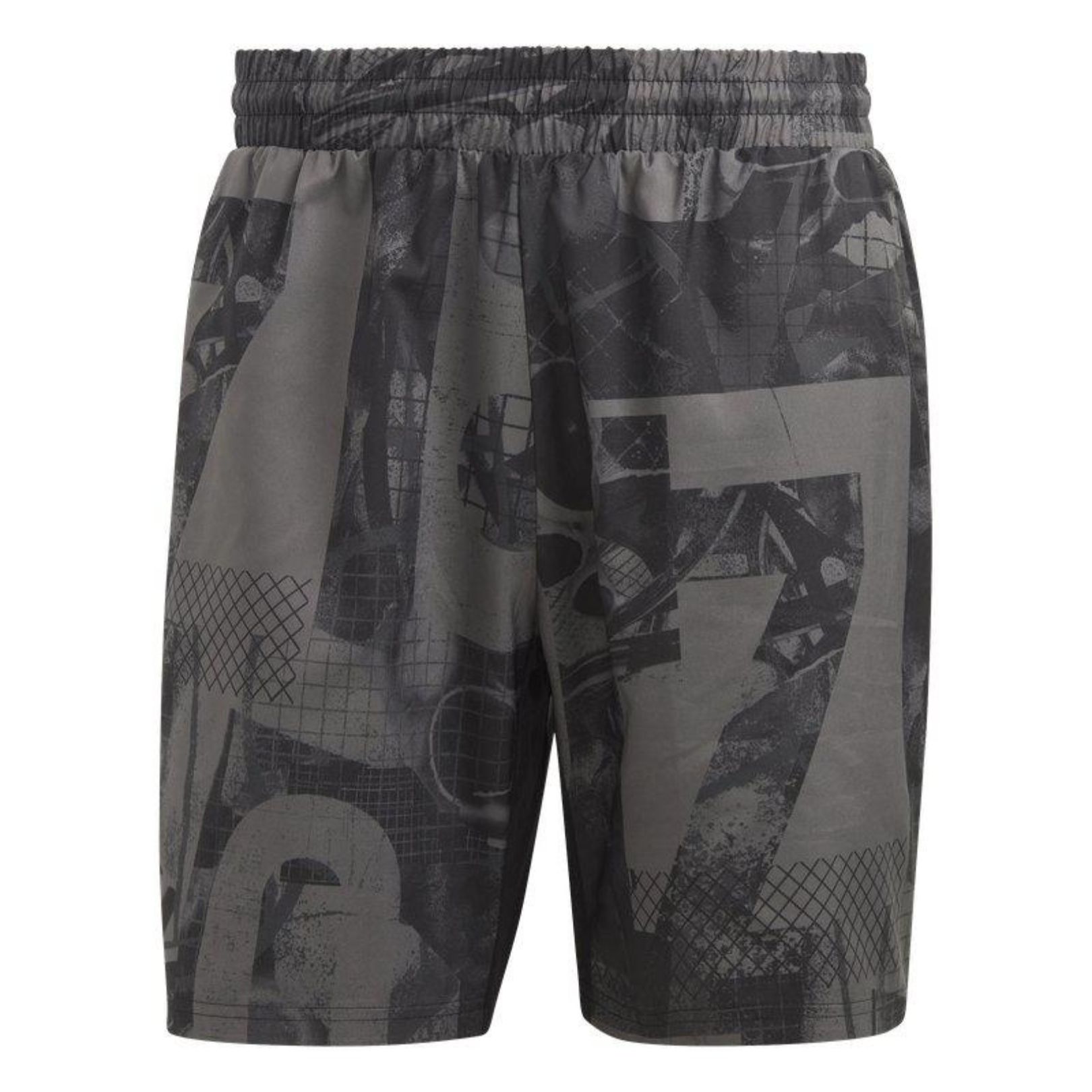 Billede af Adidas Club Graphic Shorts 7" Grey Five/Black/Carbon